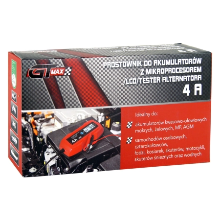 Prostownik do akumulatorów mikroprocesor 6V 12V 4A
